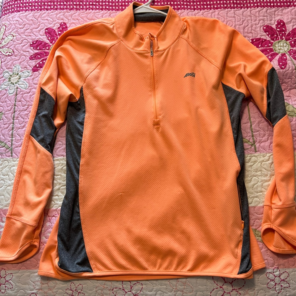 Orange athletic shirt